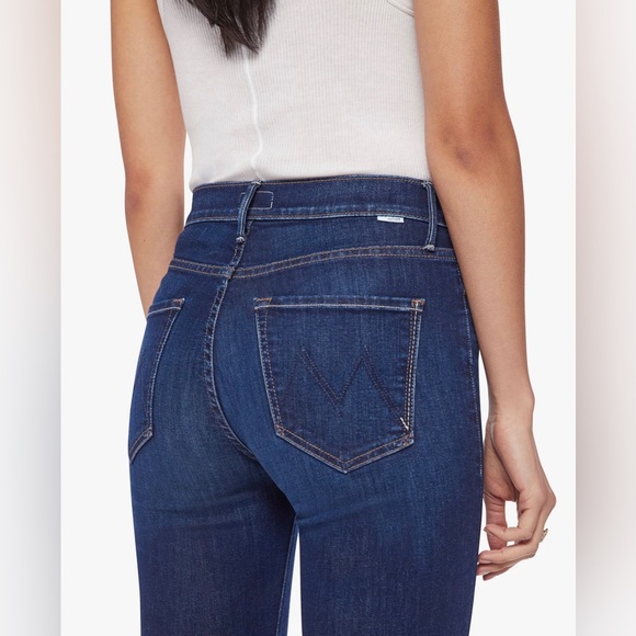 MOTHER The Mid Rise Dazzler Ankle Step Fray Off Limits Size 25 - Picture 12 of 16